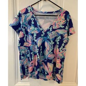 GUC XL Lilly Pulitzer top in Going Coastal